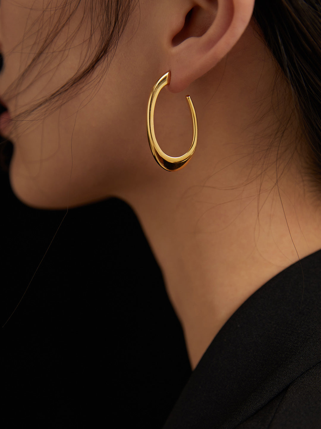Oval Shape Earrings