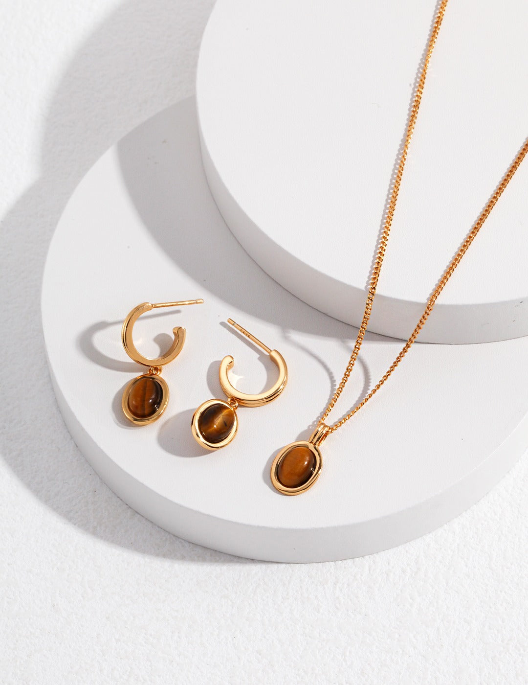 Tigerite Gold Necklace