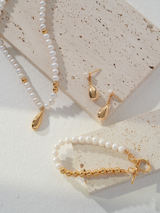 Set collana a forma di pera