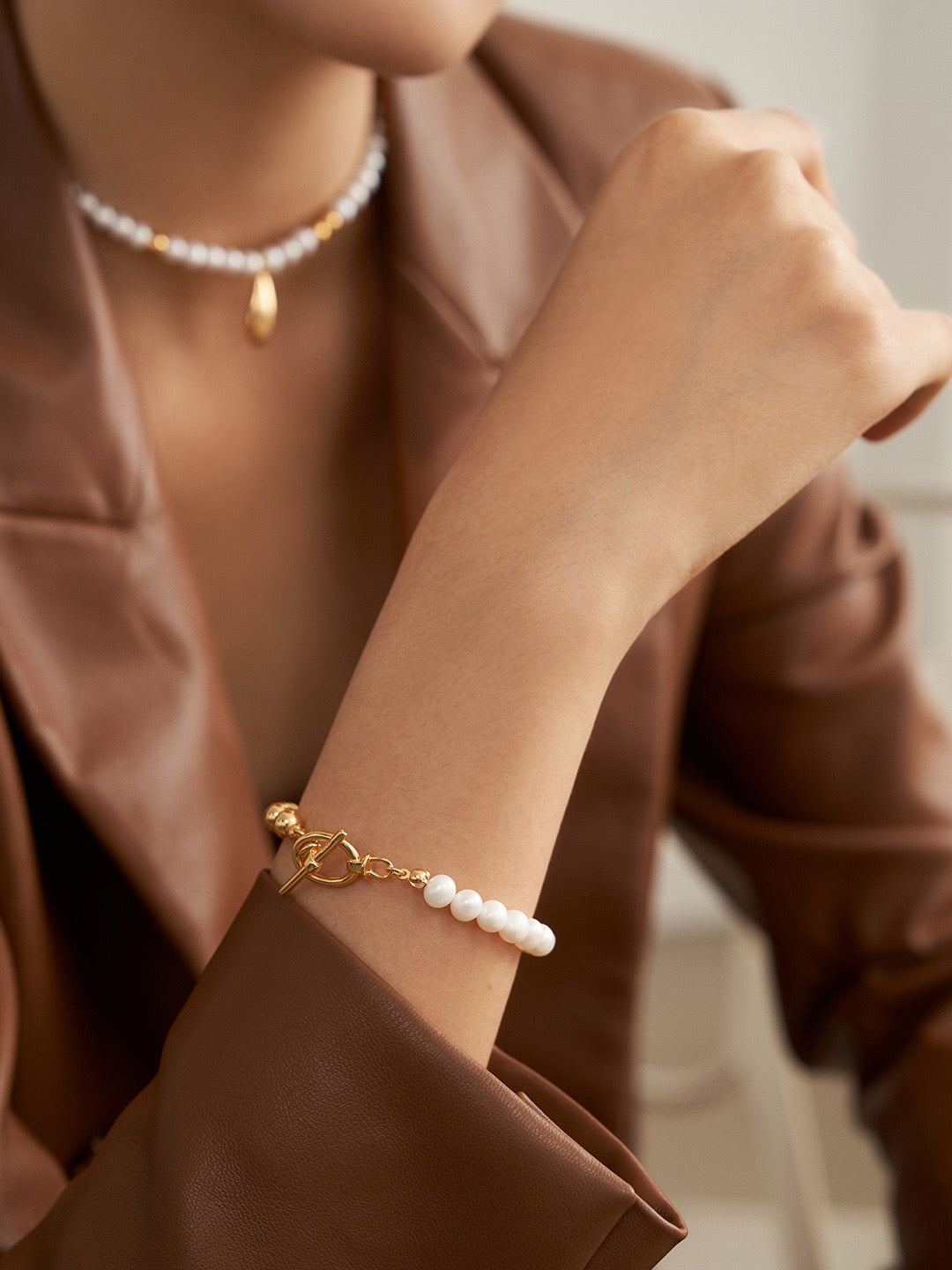Pear Shape Necklace Set
