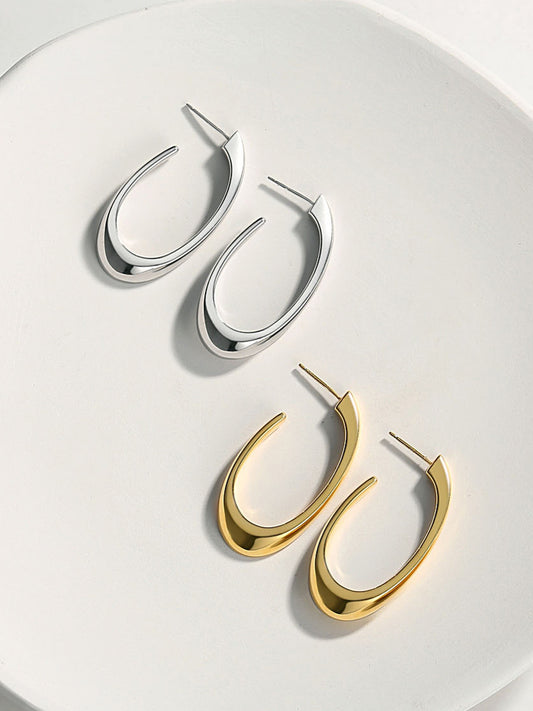 Oval Shape Earrings