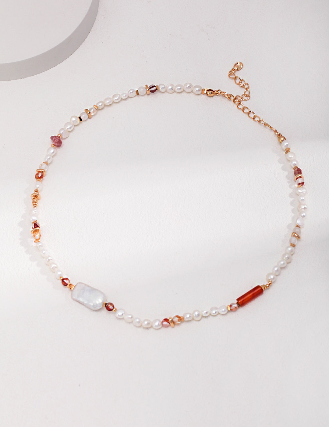 Strawberry Quartz Necklace