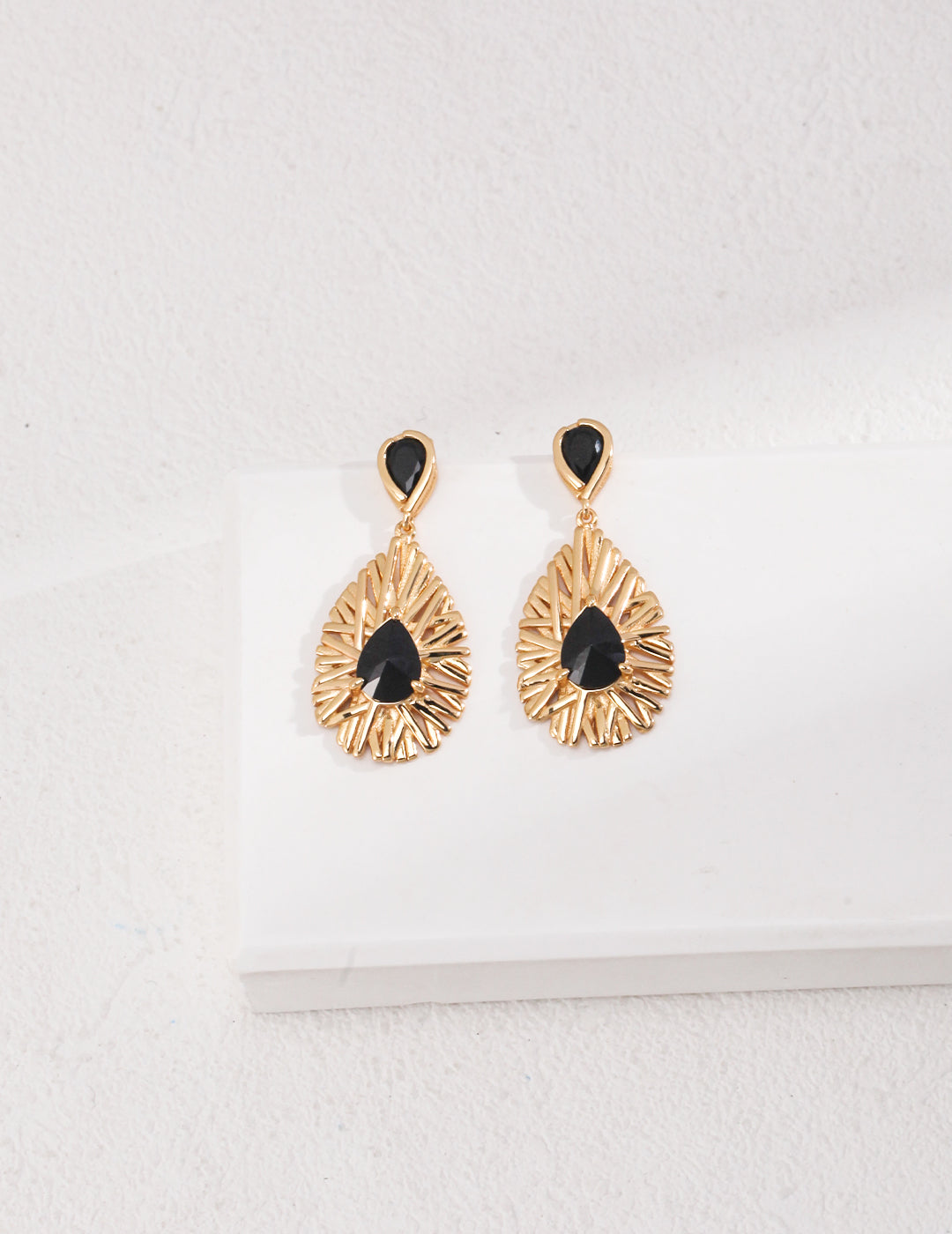 Black Agate Exotic Earrings