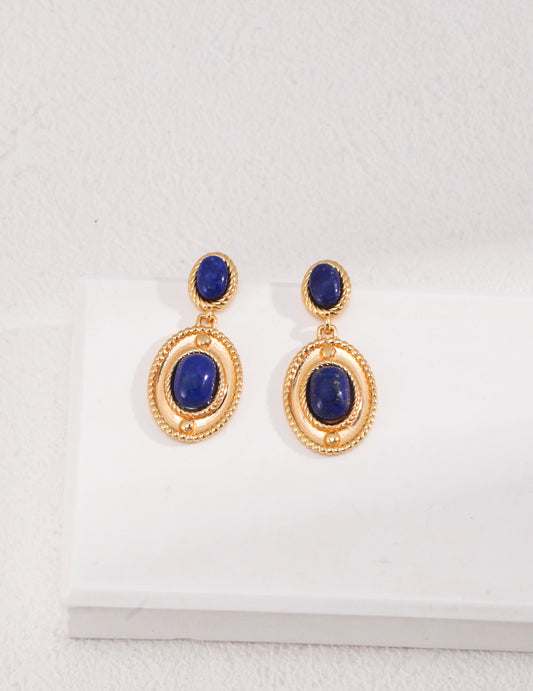 Lazurite Classy Earrings