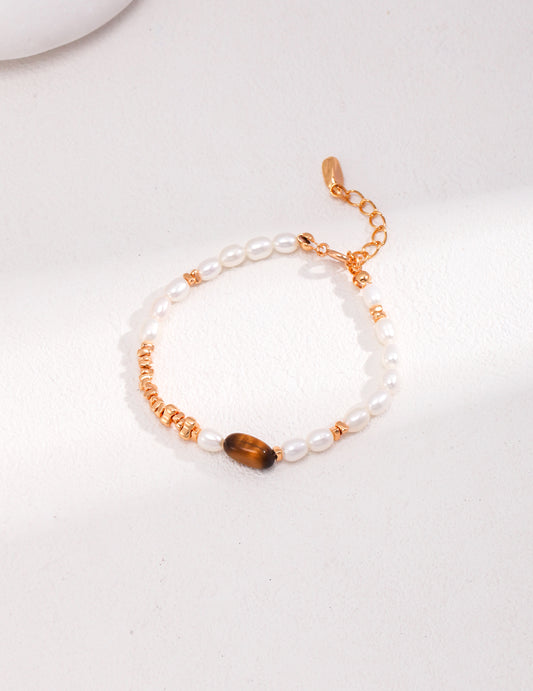 Tigerite Pearl Bracelet